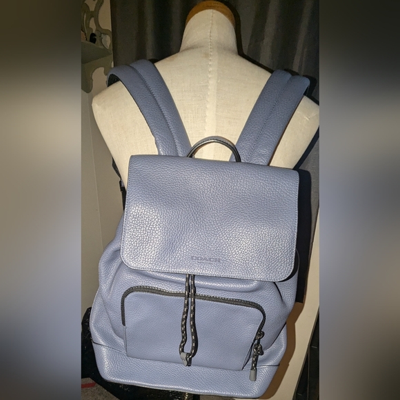 ***NWOT***COACH BACKPACK STYLE NO. C1280 IN BLUE MIST - Picture 1 of 12